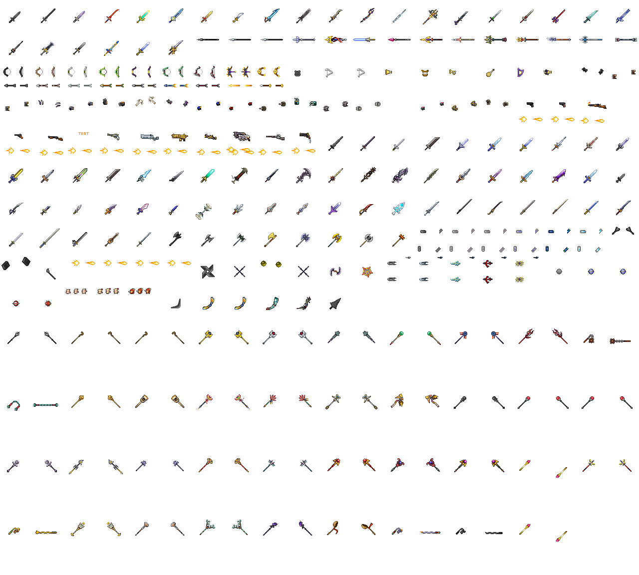 Pictologica Final Fantasy - Weapons