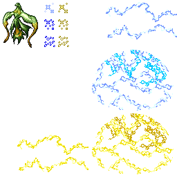 Pictlogica Final Fantasy - Quezacotl - Thunder Storm