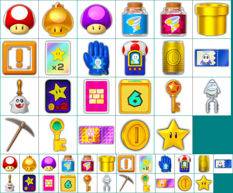 Super Mario Party - Items