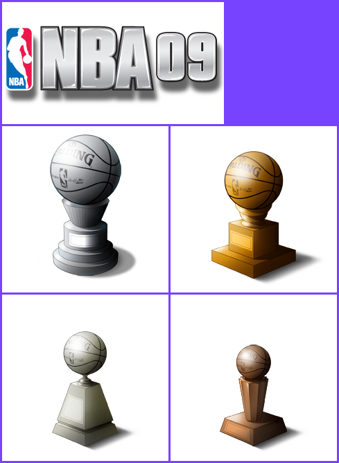 NBA 09: The Inside - Trophy Banner & Icons