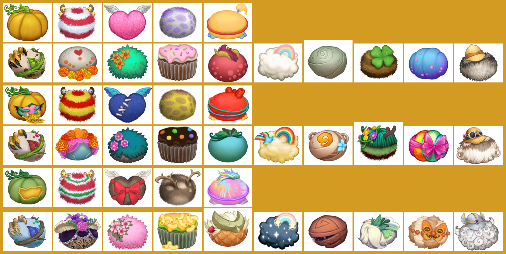 My Singing Monsters - Seasonal Eggs