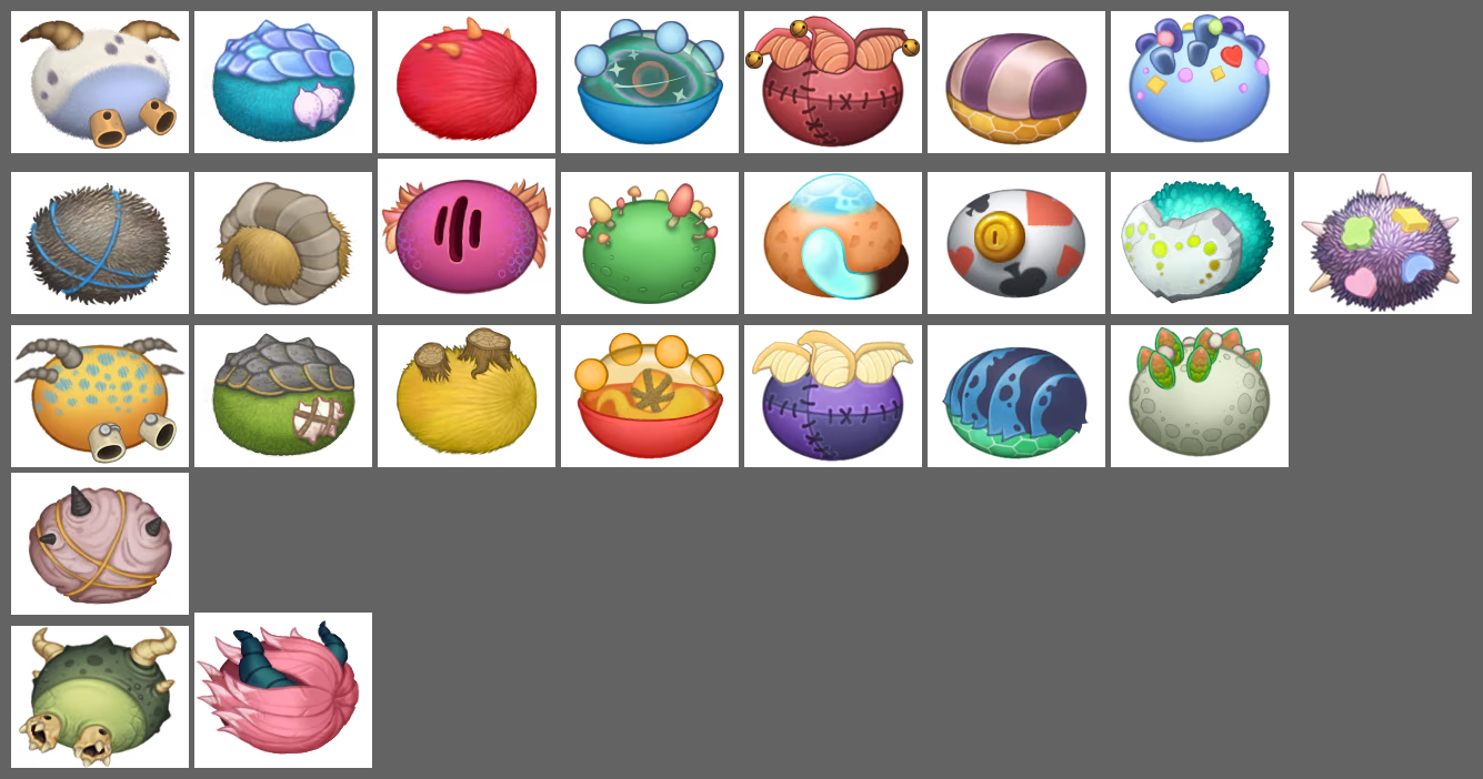 My Singing Monsters - Mythical Eggs