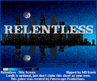 Relentless (Prototype) - Title Screen