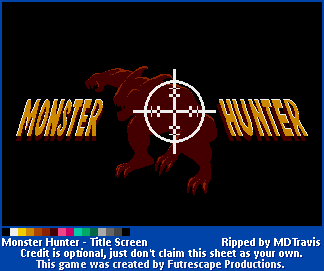 Monster Hunter (Prototype) - Title Screen