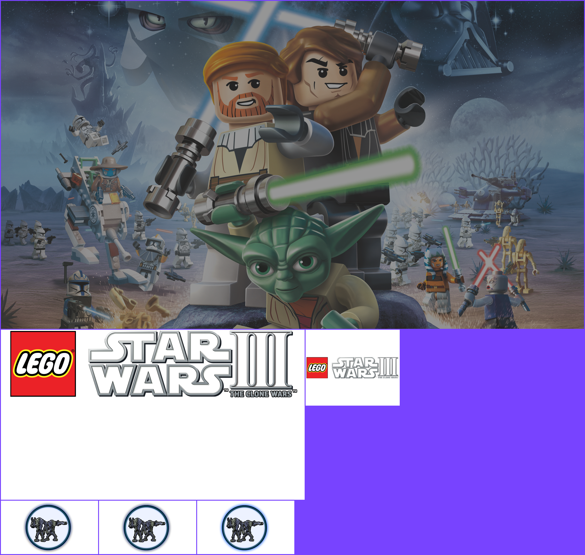 LEGO Star Wars III: The Clone Wars - Game Banner & Icon