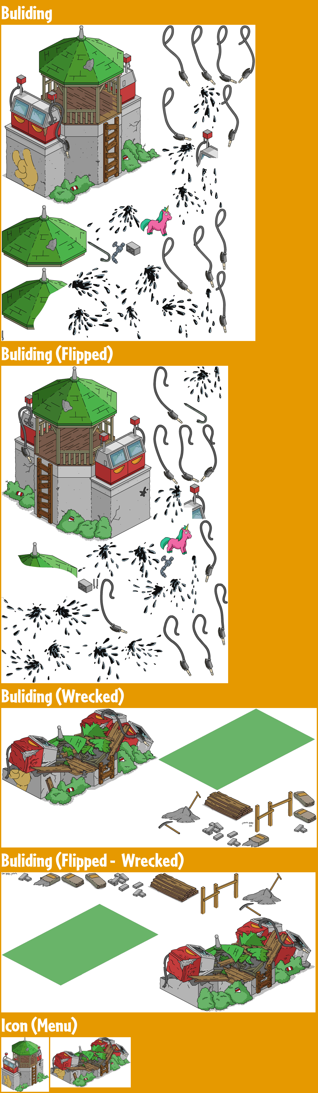 Mobile The Simpsons Tapped Out Castle Recycle The Spriters Resource