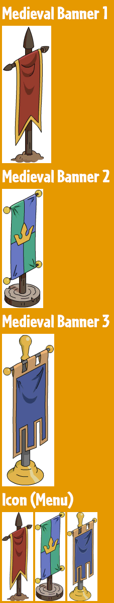 The Simpsons: Tapped Out - Medieval Banner