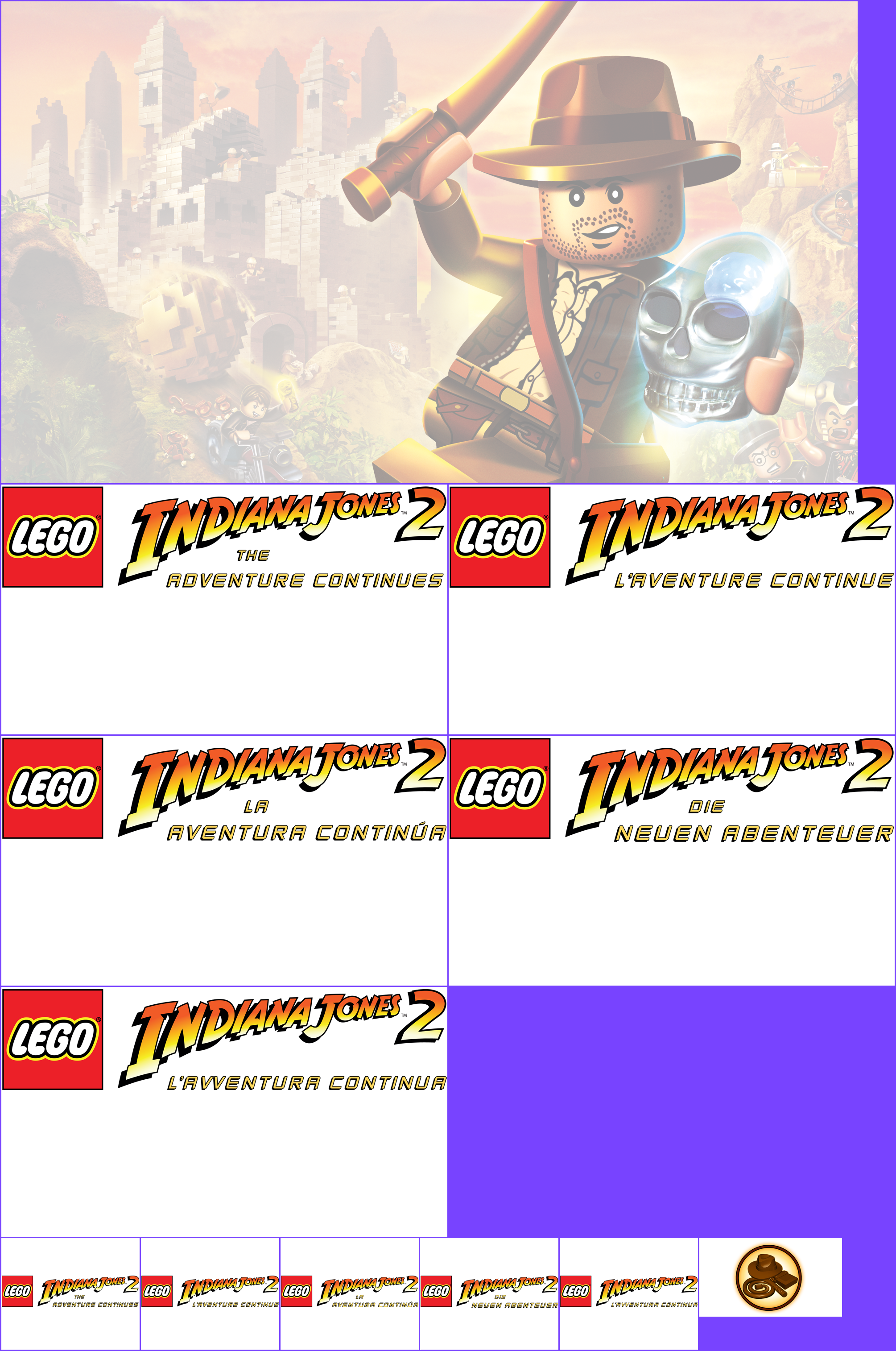 LEGO Indiana Jones 2: The Adventure Continues - Game Banner & Icon