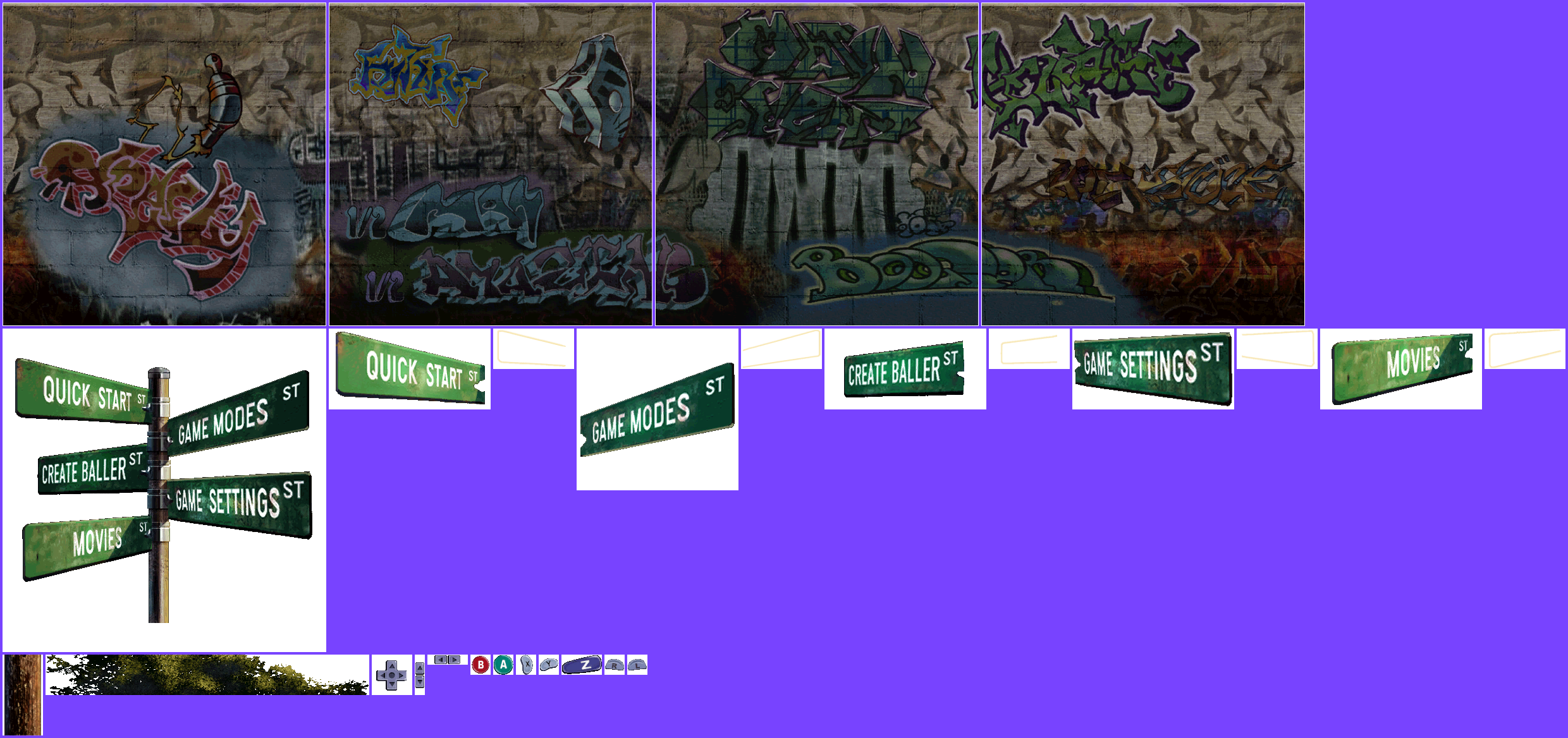 Street Hoops - Main Menu