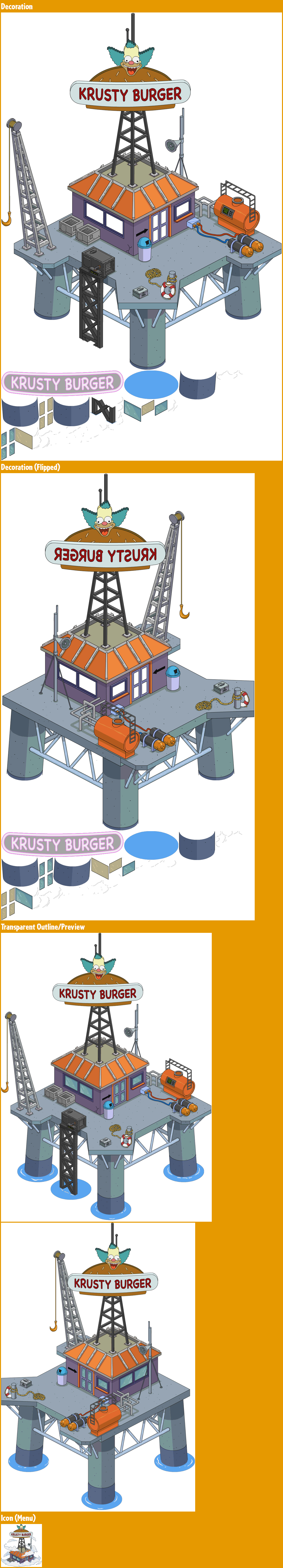 The Simpsons: Tapped Out - Krusty Burger Oil Rig