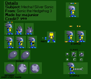 Sonic the Hedgehog Customs - Silver Sonic (Sonic 3-Style)