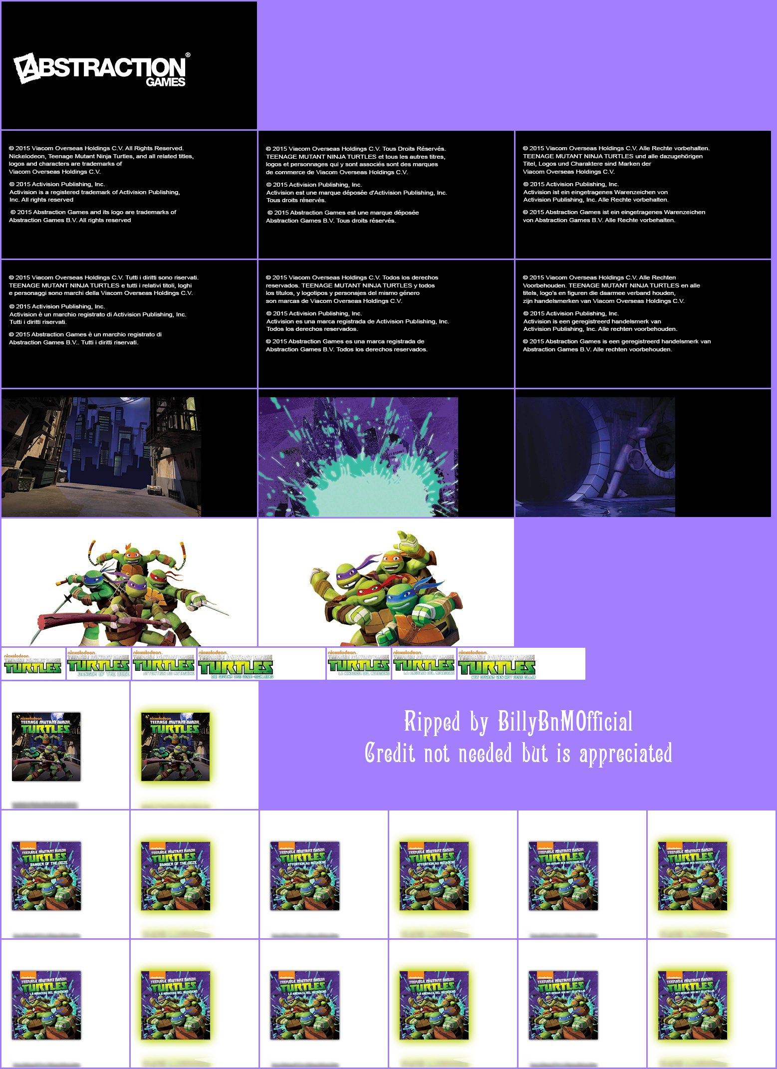 The Spriters Resource - Full Sheet View - Teenage Mutant Ninja Turtles ...