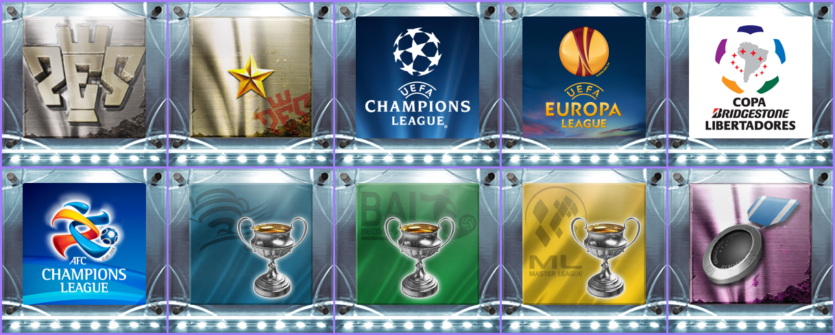 Pro Evolution Soccer 2014 / World Soccer: Winning Eleven 2014 - Trophy Icons