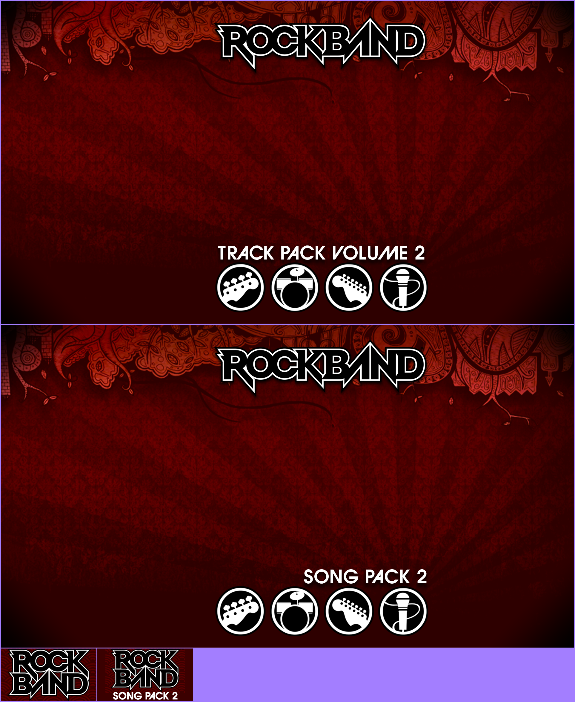 Rock Band Track Pack Vol. 2 - Game Banner & Icon