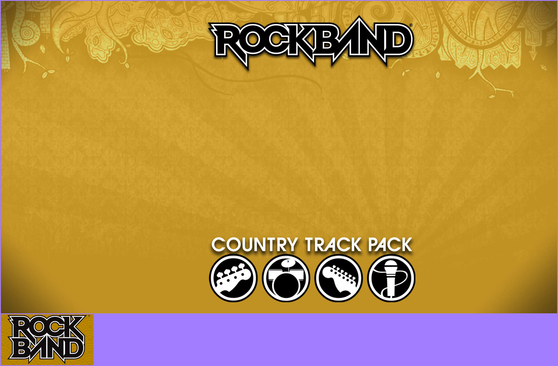 Rock Band Country Track Pack - Game Banner & Icon