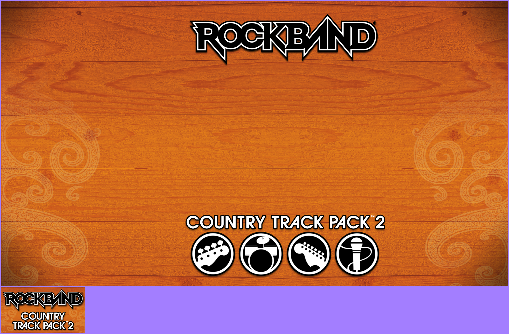 Rock Band Country Track Pack 2 - Game Banner & Icon