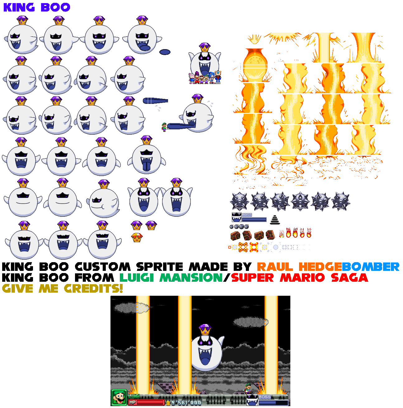 Luigi's Mansion Customs - King Boo