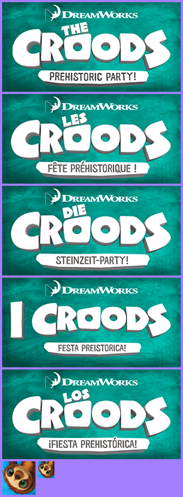 The Croods: Prehistoric Party - HOME Menu Banner & Icon