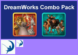 Madagascar 3: Europe's Most Wanted + The Croods: Prehistoric Party Combo Pack - HOME Menu Banner & Icon