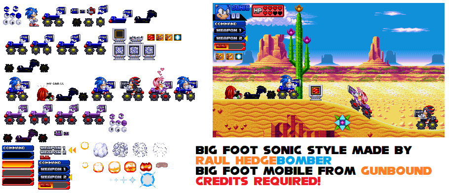 Big Foot (Sonic Genesis-Style)