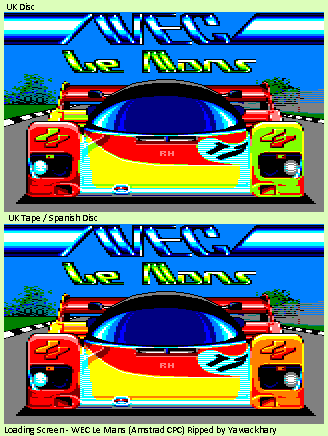 WEC Le Mans - Loading Screen