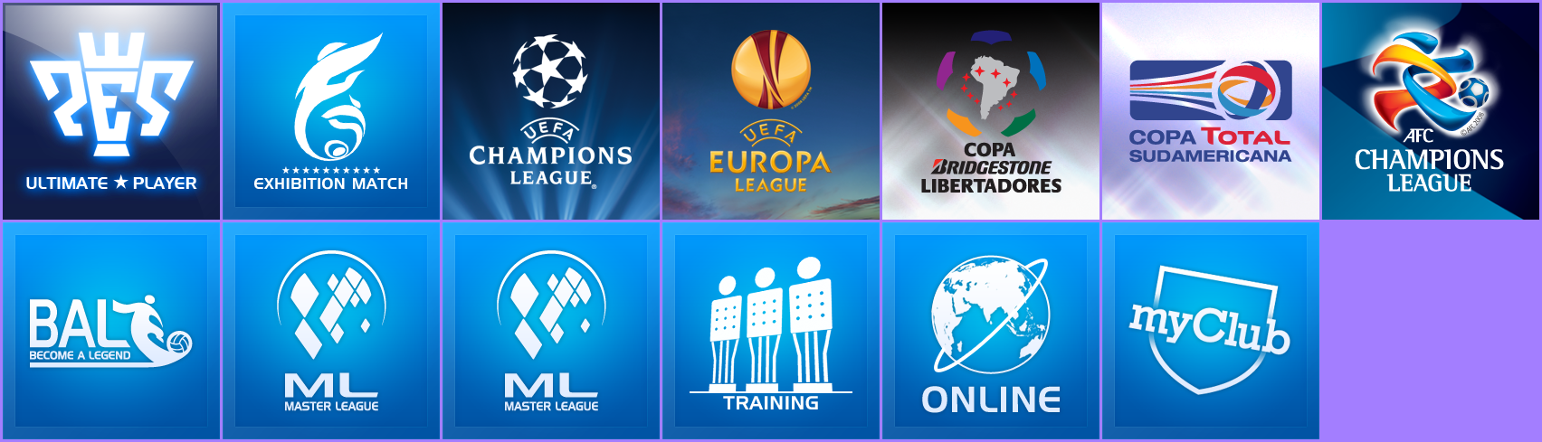 Pro Evolution Soccer 2015 / World Soccer: Winning Eleven 2015 - Trophy Icons