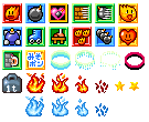 Taisen Bomberman Wide - Items