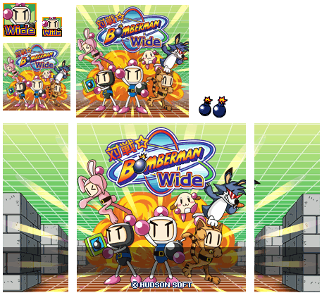 Taisen Bomberman Wide - Title and Icons