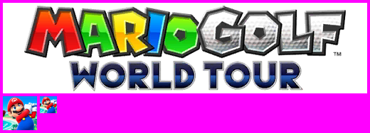 Mario Golf: World Tour - HOME Menu Icons and Banners