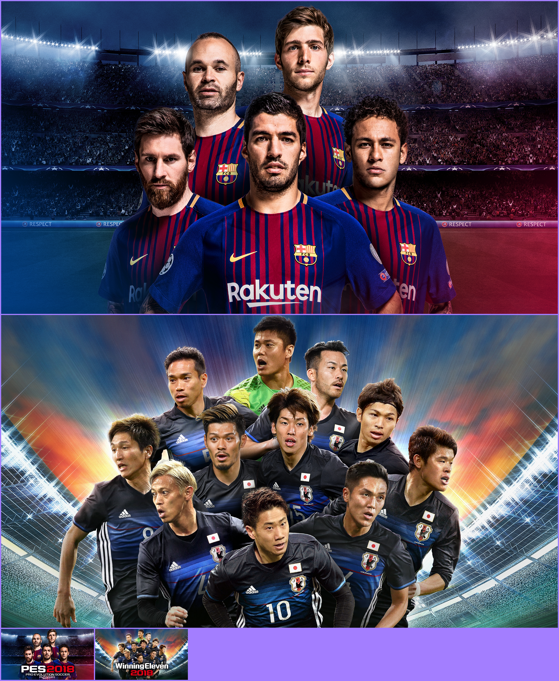 Pro Evolution Soccer 2018 / Winning Eleven 2018 - Game Banner & Icon