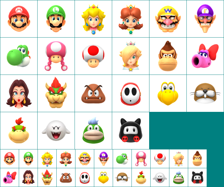 Super Mario Party Jamboree - Faces