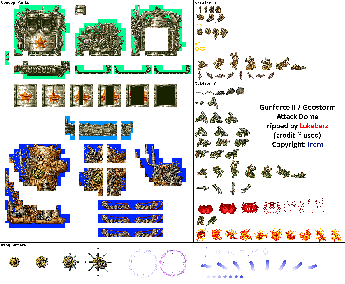 Gunforce 2 / Geo Storm - Attack Dome