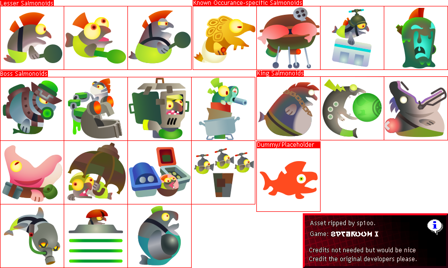 Splatoon 3 - Salmonoid Icons