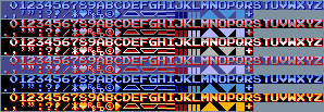 Fighting Street / Street Fighter - Font