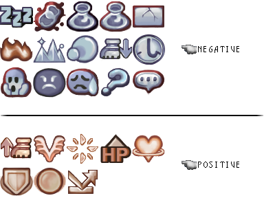 Final Fantasy 9 - Status Effect Icons