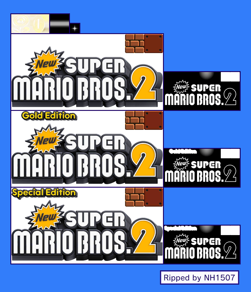 New Super Mario Bros. 2 - HOME Menu Banners