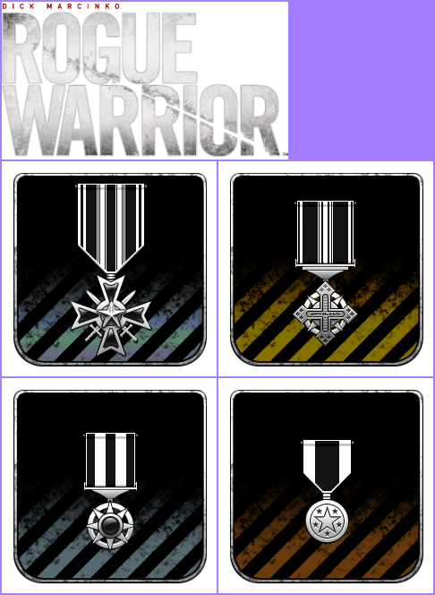 Rogue Warrior - Trophy Banner & Icons