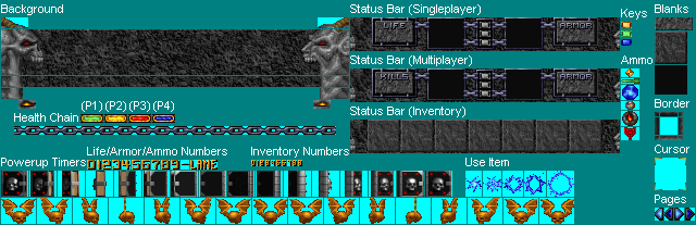 Heretic - Status Bar