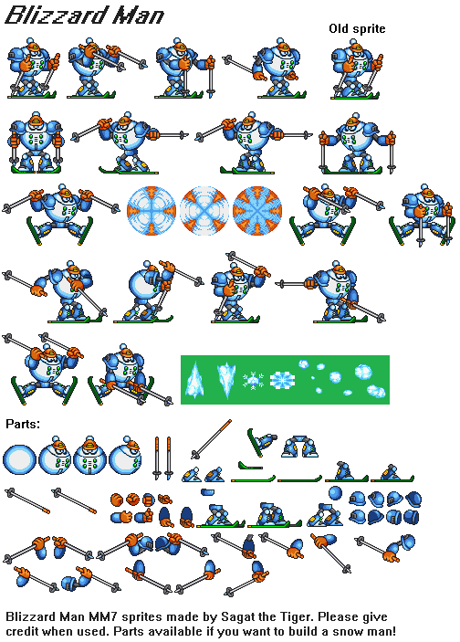 Blizzard Man (Mega Man 7-Style)