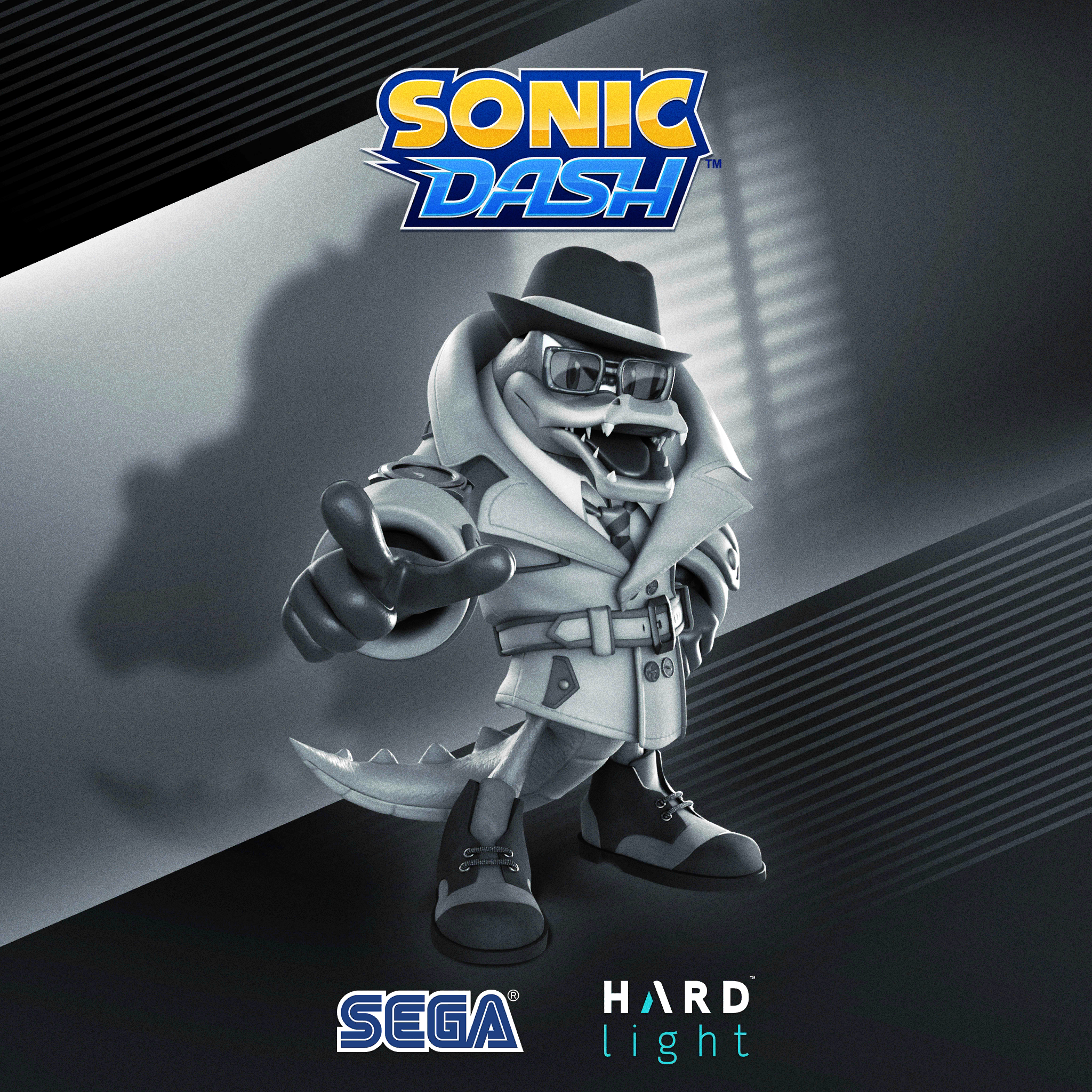 Sonic Dash - Splash Screen (Detective Vector)