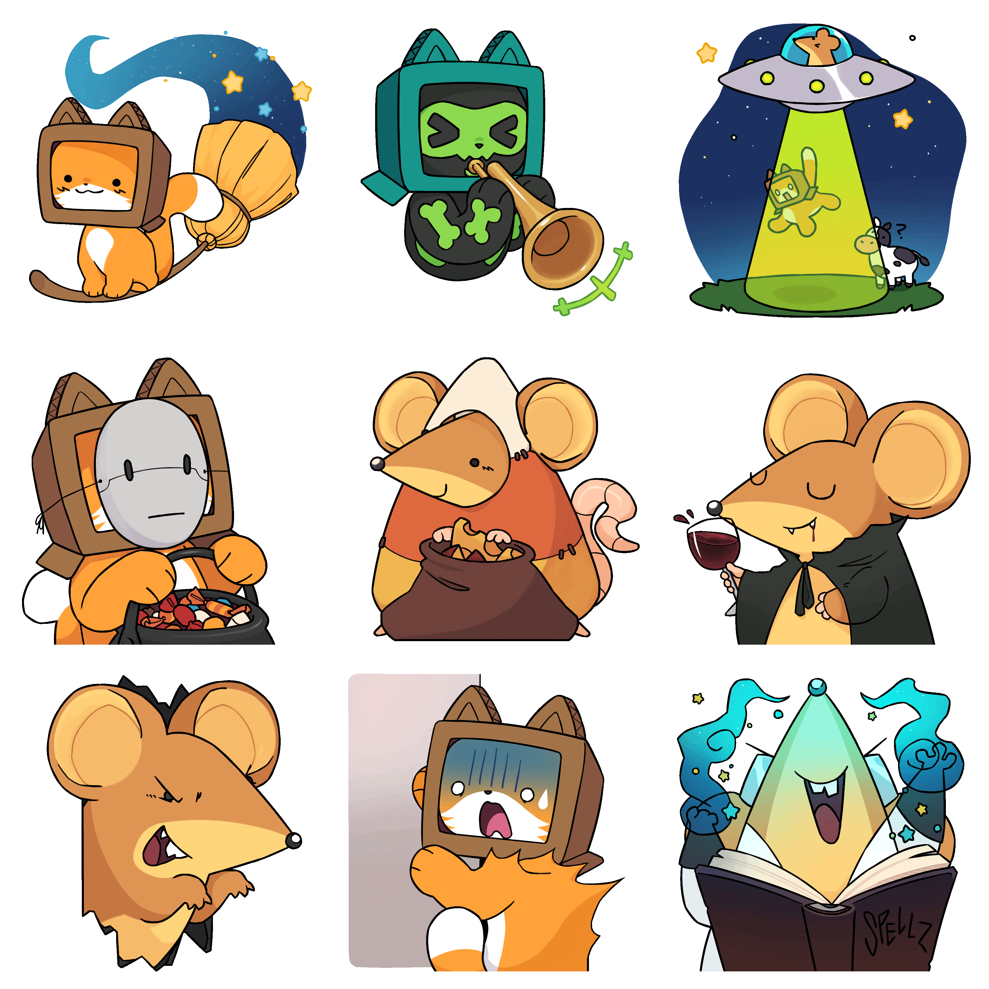 Halloween Stickers