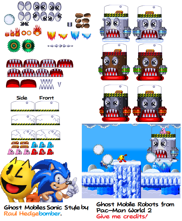 Ghosts Mobiles (Sonic Genesis-Style)