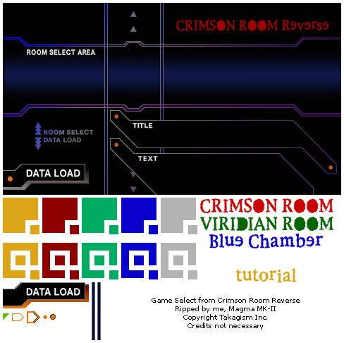 Crimson Room Reverse - Game Select