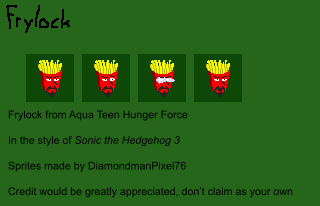 Frylock (Sonic 3-Style)