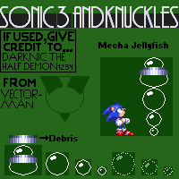 Mecha Jellyfish (Sonic 3-Style)