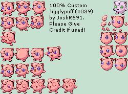 Custom / Edited - Pokémon Customs - #039 Jigglypuff - The Spriters Resource