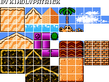 Desert Land Tileset (Mr. Gimmick-Style)