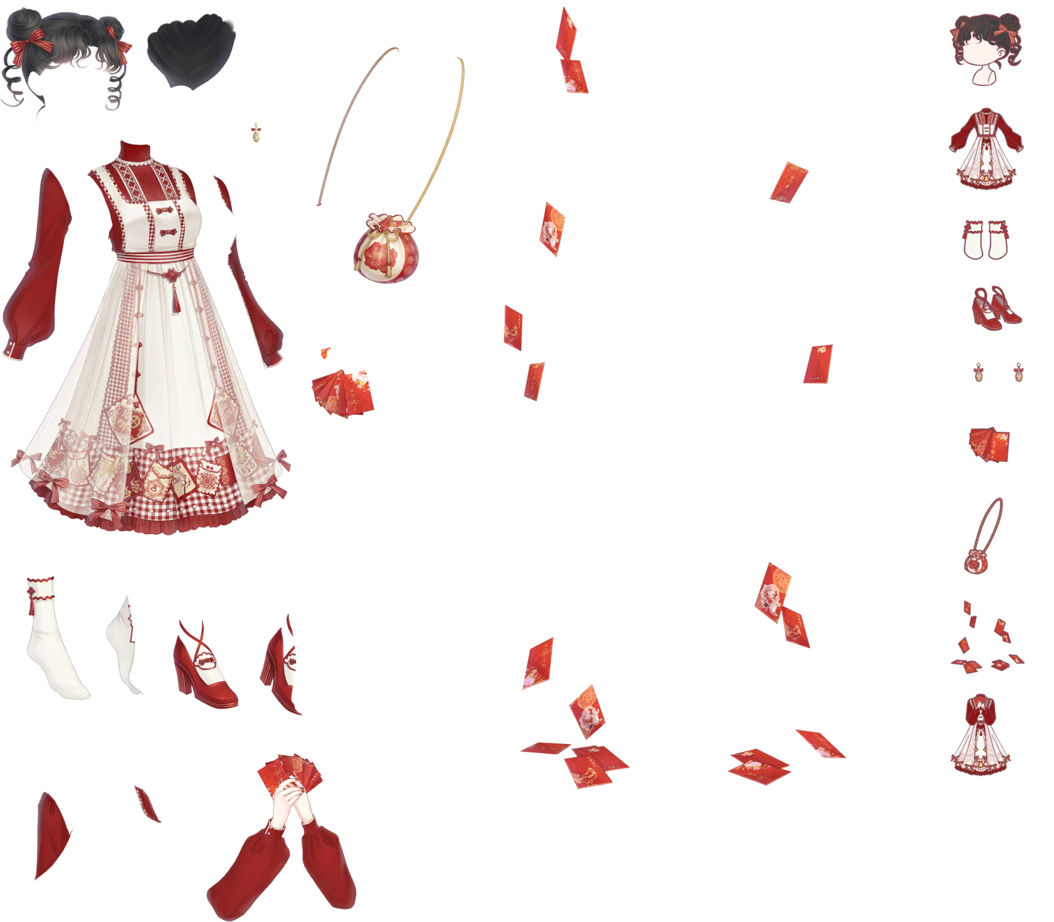 The Spriters Resource - Full Sheet View - Love Nikki - Cloud of Good Omen