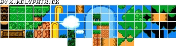 Green Greens Tileset (GBC-Style)