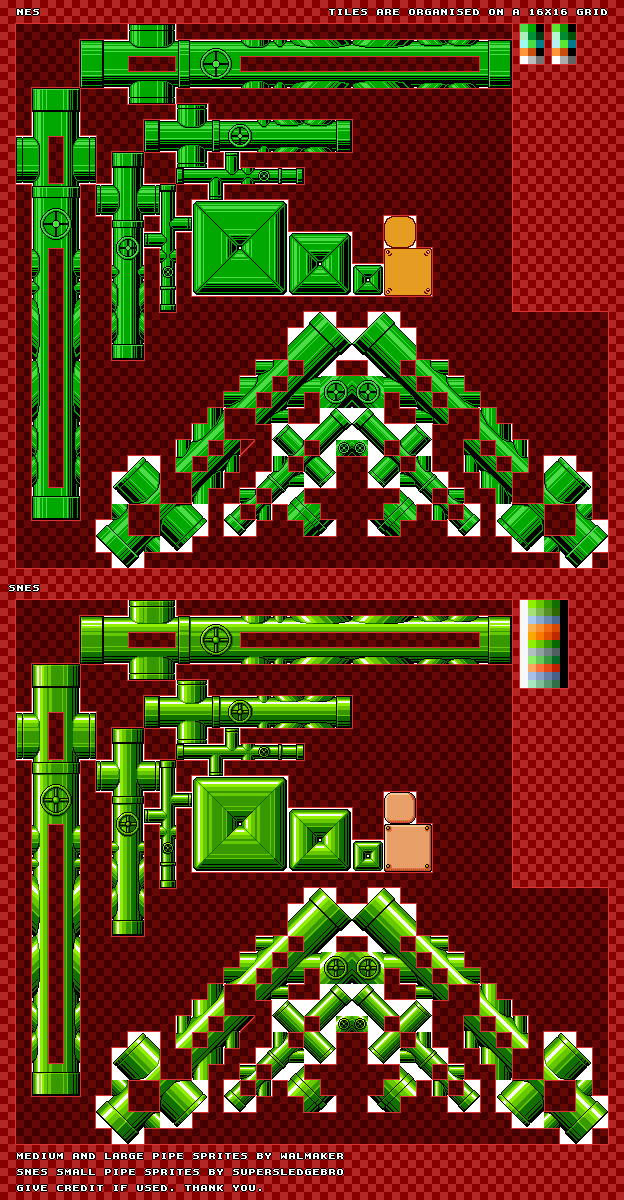 Pipes (SMB3 & SMAS-Style, Expanded)